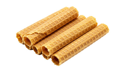 Isolated Waffle Rolls