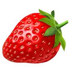 strawberry isolated on white