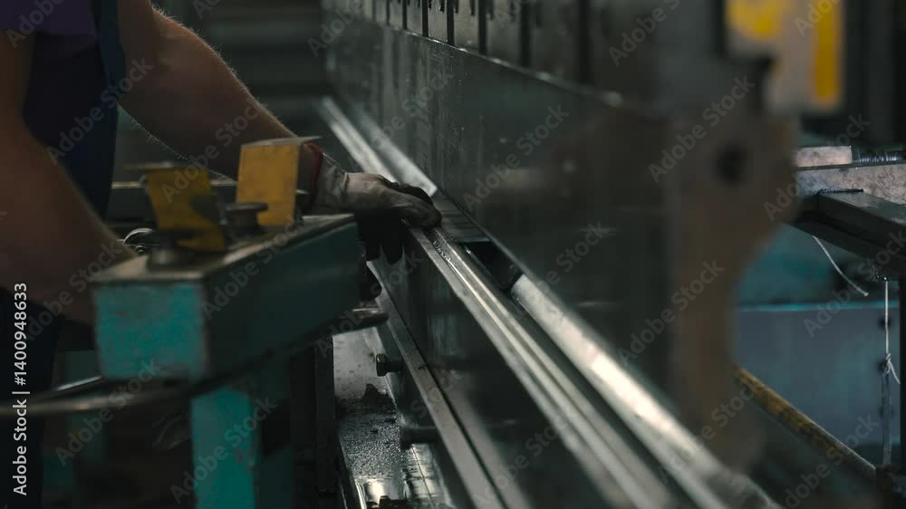 Poster Precision bending operation for efficient part production in industrial setting