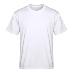 Naklejka premium Plain White Mens T Shirt Mockup of excellence in splendor beyond compare with grace in style