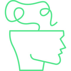 Psychosis icon single vector illustration