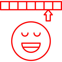 Emotions icon single vector illustration