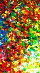 Colorful Abstract Geometric Art Background: Vibrant and Dynamic Modern Digital Design