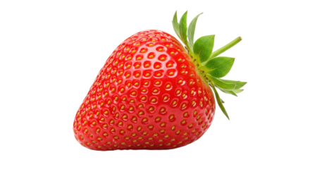 Isolated strawberry