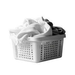 laundry basket isolated on transparent background.