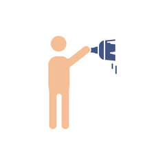 apply paint icons  symbol vector elements for infographic web