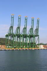 container terminal in port