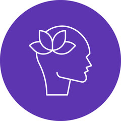 Calm icon single vector illustration