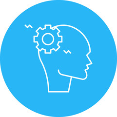 Cognitive Distortion icon single vector illustration