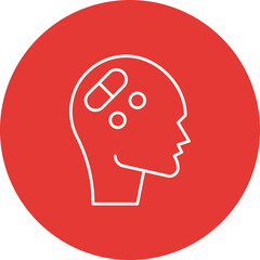 Drug Addiction icon single vector illustration