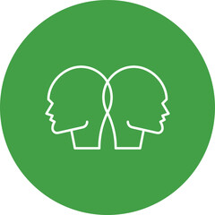 Bipolar Disorder icon single vector illustration