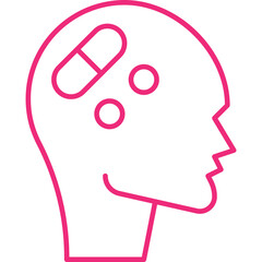 Drug Addiction icon single vector illustration