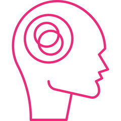 Anxiety Disorder icon single vector illustration