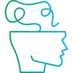 Psychosis icon single vector illustration