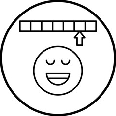 Emotions icon single vector illustration