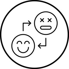 Mood Disorder icon single vector illustration