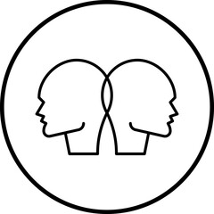 Bipolar Disorder icon single vector illustration