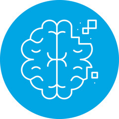 False Memory icon single vector illustration