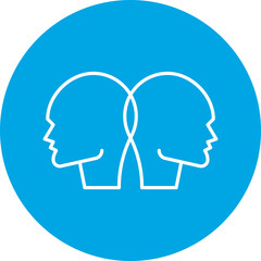 Bipolar Disorder icon single vector illustration