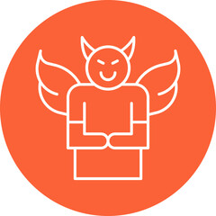 Malignant Narcissism icon single vector illustration