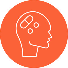 Drug Addiction icon single vector illustration