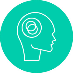 Anxiety Disorder icon single vector illustration