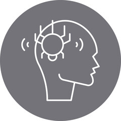 Phobia icon single vector illustration