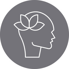 Calm icon single vector illustration