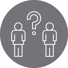 Conflict icon single vector illustration