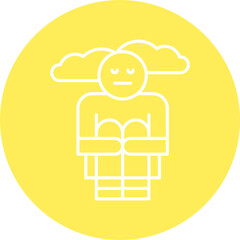 Hoplessness icon single vector illustration