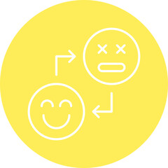 Mood Disorder icon single vector illustration