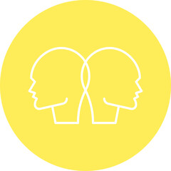 Bipolar Disorder icon single vector illustration