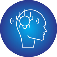 Phobia icon single vector illustration