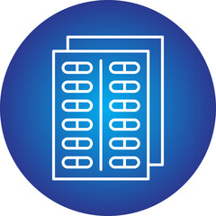 Pills icon single vector illustration