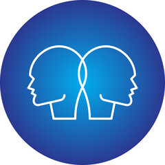 Bipolar Disorder icon single vector illustration