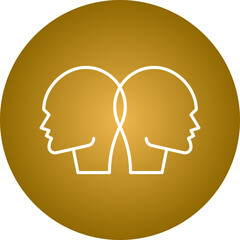 Bipolar Disorder icon single vector illustration