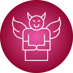 Malignant Narcissism icon single vector illustration