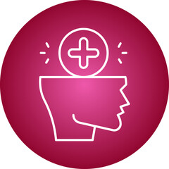 Obraz premium Positive icon single vector illustration