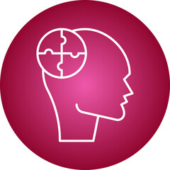 Psychology icon single vector illustration