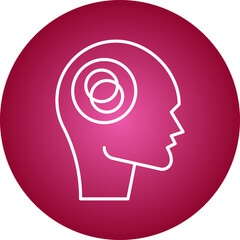 Anxiety Disorder icon single vector illustration