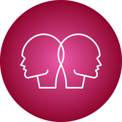 Bipolar Disorder icon single vector illustration