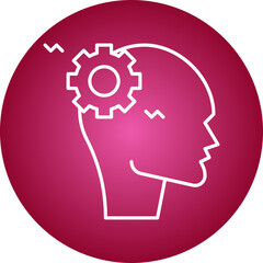 Cognitive Distortion icon single vector illustration