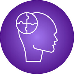 Psychology icon single vector illustration