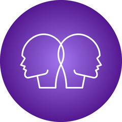 Bipolar Disorder icon single vector illustration