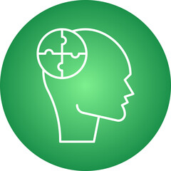 Psychology icon single vector illustration
