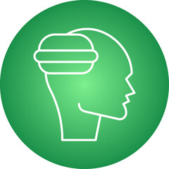 Binge Eating icon single vector illustration