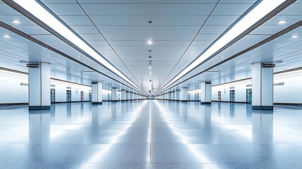 Obraz premium Modern Corridor Interior Architecture Design