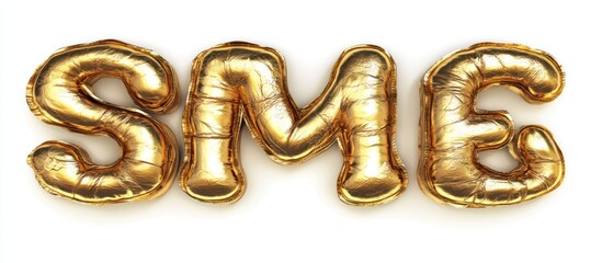 Golden SME Balloons: Representing Small and Medium Enterprises in a Festive Style