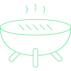 Grill icon single vector illustration