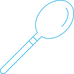 Wooden Spoon icon single vector illustration